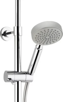 Ben Vira One Douchekop - 1 Straalsoort - 10cm - Chroom - Handdouche -Badkamer Kast Winkel 745x1200