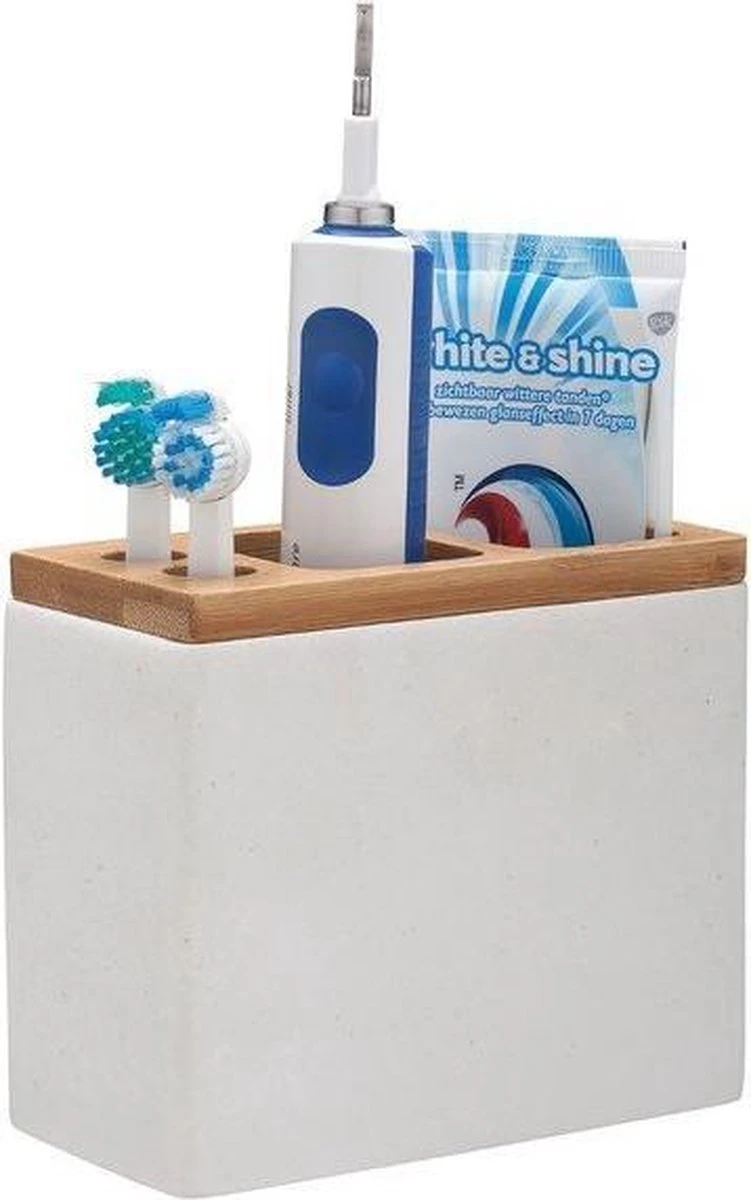 Sealskin Grace Tandenborstelhouder Vrijstaand - Wit 6 Sealskin Grace Tandenborstelhouder Vrijstaand - Wit - Afbeelding 6
