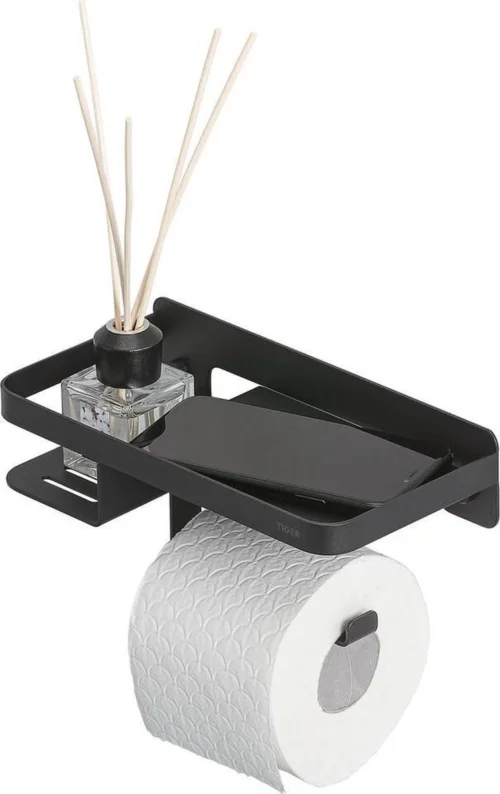 Tiger Caddy - Toiletrolhouder Met Planchet 24 Cm - Zwart 17 Tiger Caddy - Toiletrolhouder Met Planchet 24 Cm - Zwart -Badkamer Kast Winkel 756x1200 1