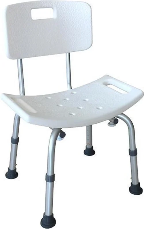 Dutchblue.com Douchestoel Met Afneembare Rugleuning In Hoogste Verstelbaar - Douchekruk