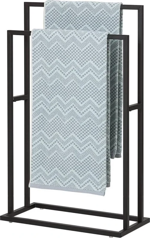 Sealskin Carré - Handdoekrek - 24 X 48 X 78,5 Cm - Vrijstaand - Zwart