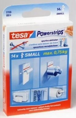 Tesa Powerstrips Dubbelzijdige Kleefstrips Small - 14 Stuks -Badkamer Kast Winkel 772x1200 1