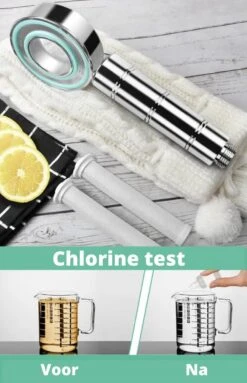 Merkloos Waterbesparende Douchekop - Handdouche Met Hoge Druk En Filter - Regendouche -Badkamer Kast Winkel 773x1200 100