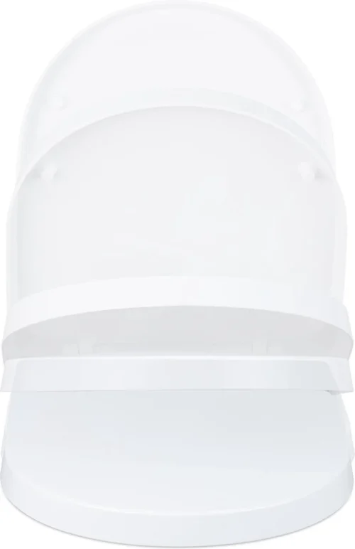Relaxdays Wc Bril Softclose - D-vorm - Toiletbril Universeel - Toiletdeksel Plastic - Wit -Badkamer Kast Winkel 777x1200 3