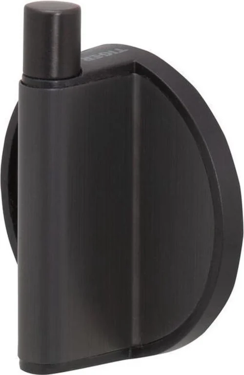 Tiger Tune - Handdoekhaak - Zwart Metaal Geborsteld / Zwart