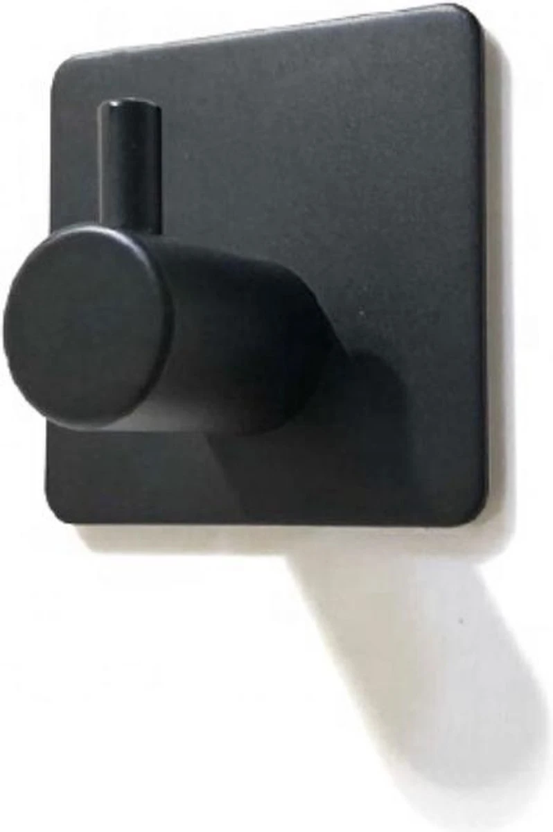 Merkloos Handdoekhaak Set Van 4 Stuks Zonder Boren RVS Zwart Vierkant Zelfklevend Badjas Theedoek Hanger Keuken Badkamer Handdoek Haakjes 8 Merkloos Handdoekhaak Set Van 4 Stuks Zonder Boren RVS Zwart Vierkant Zelfklevend Badjas Theedoek Hanger Keuken Badkamer Handdoek Haakjes - Afbeelding 8