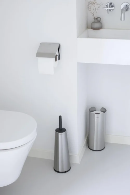 Brabantia ReNew WC Rolhouder - Met Klep - Matt Steel -Badkamer Kast Winkel 800x1200 13