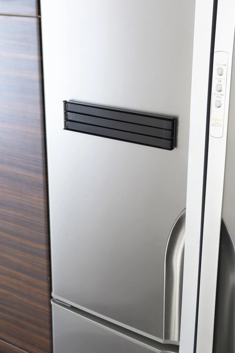 Yamazaki Magnetische Handdoek Hanger Keuken Zwart - Zwart - Ophangen Zonder Boren 2 Yamazaki Magnetische Handdoek Hanger Keuken Zwart - Zwart - Ophangen Zonder Boren - Afbeelding 2