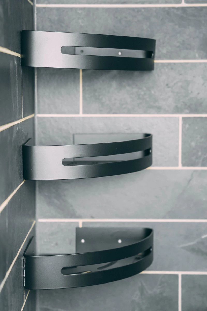 Sens Design Doucherekjes Set Van 3 - Doucherek Zonder Boren - Zwart 9 Sens Design Doucherekjes Set Van 3 - Doucherek Zonder Boren - Zwart - Afbeelding 9