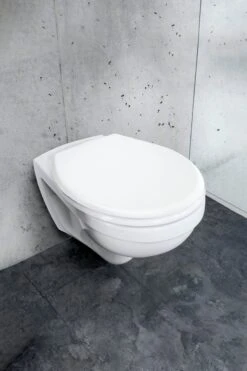 WENKO WC Bril Gubbio - Antibacterieel Wit Duroplast - Easy-Close Sluiting - Fix-Clip Bevestiging In RVS - Belastbaar Tot 350 Kg - Toiletbril - Toiletzitting -Badkamer Kast Winkel 800x1200 74