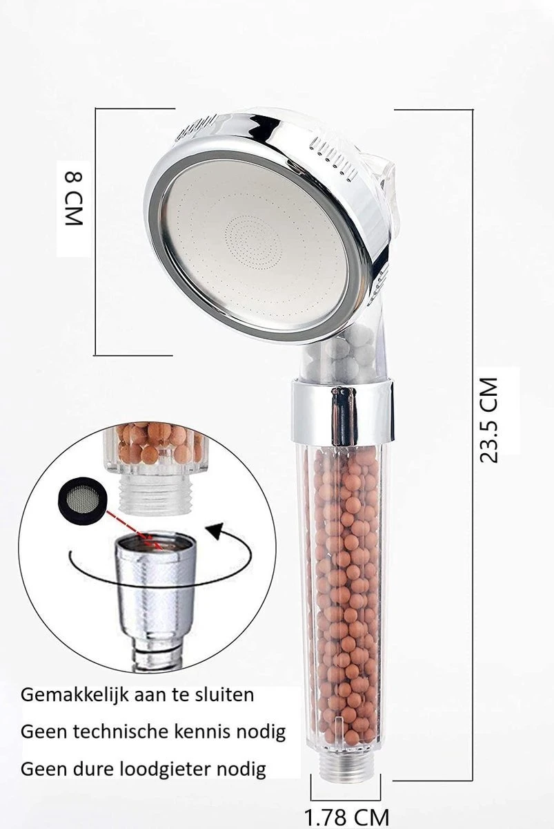 Merkloos Douche Filter - Daily Accessoires - Water Filter - Shower Filter - Douchekop Filter - Douchekop - Ionische Douchekop - Waterbesparende Douchekop - Op Elke Slang Aan Te Sluiten - Aussie Blo 1 Merkloos Douche Filter - Daily Accessoires - Water Filter - Shower Filter - Douchekop Filter - Douchekop - Ionische Douchekop - Waterbesparende Douchekop - Op Elke Slang Aan Te Sluiten - Aussie Blo