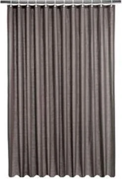Papillon Douchegordijn Textiel - Schimmelvrij - 180x200 – Antraciet