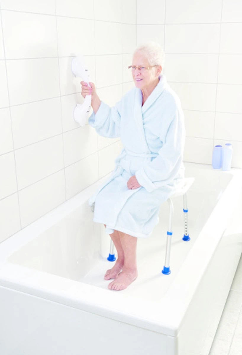 VITILITY Quick Mobile Rail - Wandbeugel Met Zuignappen - Zonder Boren - 40 Cm - Wit - Veiligheidsgreep 3 VITILITY Quick Mobile Rail - Wandbeugel Met Zuignappen - Zonder Boren - 40 Cm - Wit - Veiligheidsgreep - Afbeelding 3