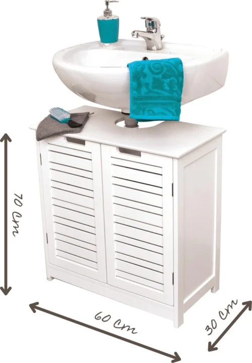 Merkloos Stockholm - Wastafel Onderkast - Wastafelmeubel - Badkamerkast - Wit - H70 X B60 X D30 - Badkamer Onderkast 5 Merkloos Stockholm - Wastafel Onderkast - Wastafelmeubel - Badkamerkast - Wit - H70 X B60 X D30 - Badkamer Onderkast -Badkamer Kast Winkel 836x1200 2