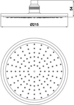 SCHÜTTE Madura Hoofddouche - Ø 21 Cm - Chroom 13 SCHÜTTE Madura Hoofddouche - Ø 21 Cm - Chroom -Badkamer Kast Winkel 842x1200 1