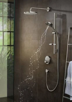 Hansgrohe Raindance Select S Doucheset 120 3jet PowderRain Met Unica'S Puro Glijstang 65 Cm Chroom -Badkamer Kast Winkel 848x1200 20
