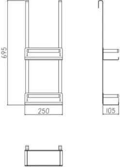 VDN Stainless Doucherek Zonder Boren - Doucherek Hangend - Doucherek Zwart - RVS - Doucherek Aan Douchewand - 2 Laags 10 VDN Stainless Doucherek Zonder Boren - Doucherek Hangend - Doucherek Zwart - RVS - Doucherek Aan Douchewand - 2 Laags -Badkamer Kast Winkel 862x1200 1