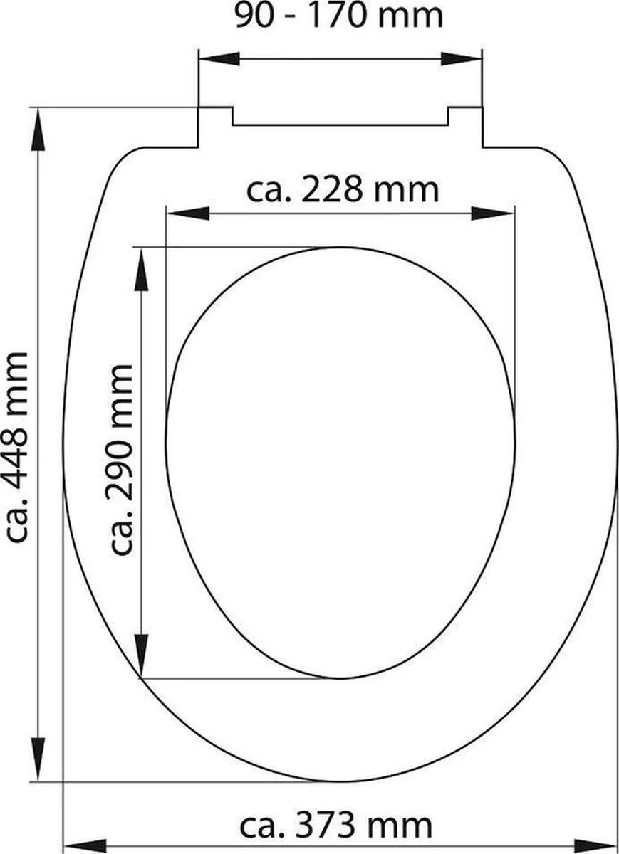 SCHÜTTE WC-Bril 82155 INDUSTRIAL GREY - Duroplast - Soft Close - Verchroomde Scharnieren - Decor - 1-zijdige Print 5 SCHÜTTE WC-Bril 82155 INDUSTRIAL GREY - Duroplast - Soft Close - Verchroomde Scharnieren - Decor - 1-zijdige Print - Afbeelding 5