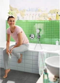 Hansgrohe Crometta 100 Vario Handdouche - Wit / Chroom -Badkamer Kast Winkel 872x1200 3