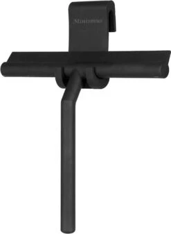 Minismus Douchewisser Zwart Met Ophanghaak - Raamwisser - Trekker Douche - Douchewissers - Raamtrekker - Douchetrekker