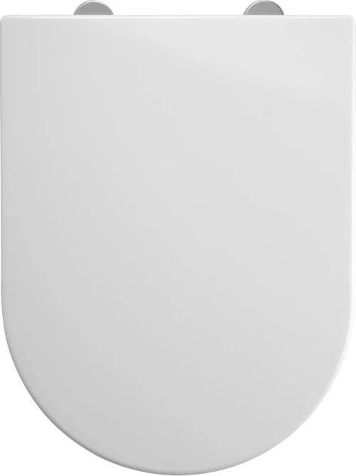 Allibert Wc-bril RAINBOW - D-vorm - Thermodure - Soft Close - Inox Scharnieren - Afklikbaar - Wit -Badkamer Kast Winkel 897x1200 3