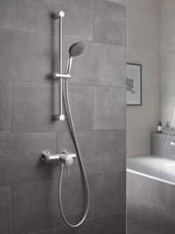 GROHE QuickFix Vitalio Start II Doucheset - Waterbesparende Handdouche - ø 10 Cm - Glijstang 60 Cm - Doucheslang 175 Cm -Badkamer Kast Winkel 899x1200 36