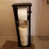Toilet- Rolhouder- Staand -hout