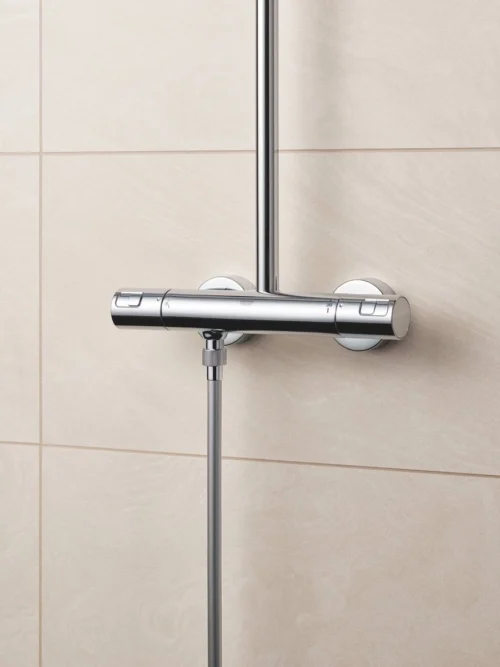 GROHE QuickFix Vitalio Start 250 Regendouche - □ 25 Cm - Vierkant - Met Thermostaatkraan - Chroom 26 GROHE QuickFix Vitalio Start 250 Regendouche - □ 25 Cm - Vierkant - Met Thermostaatkraan - Chroom -Badkamer Kast Winkel 900x1200 35