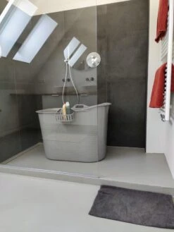 Zitbad Voor Volwassenen - Bath Bucket - Grijs - 200L -Badkamer Kast Winkel 900x1200 71
