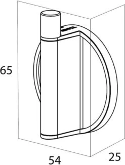 Tiger Tune Toiletaccessoires 3st. Incl. WC/Toilet Borstel, Rolhouder & Handdoekhaak - Messing/Zwart -Badkamer Kast Winkel 909x1200 1