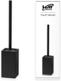 VDN Stainless Toiletborstel Met Houder - Toiletborstelhouder - Zwart - Wc Borstel Met Houder - Vierkant - RVS - Vrijstaand 9 VDN Stainless Toiletborstel Met Houder - Toiletborstelhouder - Zwart - Wc Borstel Met Houder - Vierkant - RVS - Vrijstaand -Badkamer Kast Winkel 911x1200