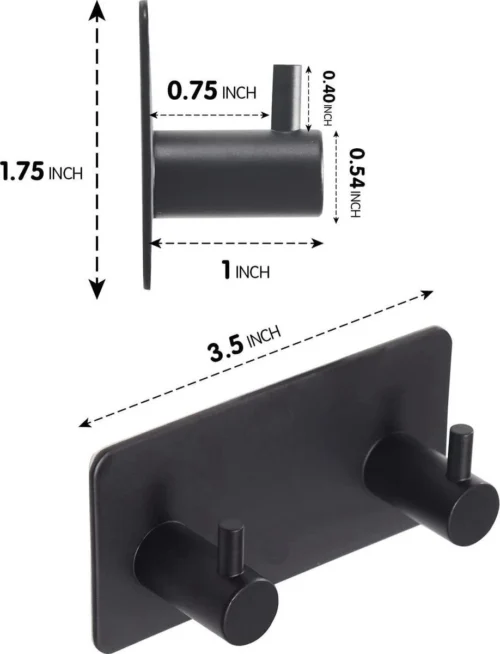 BOTC Handdoekhouder RVS - Handdoekhaakjes 2 In 1 RVS Zelfklevend - Rechthoekig Handdoek Haakjes - Handdoekhaak - Zwart 15 BOTC Handdoekhouder RVS - Handdoekhaakjes 2 In 1 RVS Zelfklevend - Rechthoekig Handdoek Haakjes - Handdoekhaak - Zwart -Badkamer Kast Winkel 918x1200 2