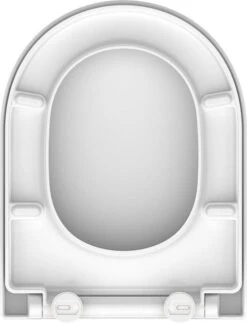 SCHÜTTE WC-Bril 82910 D-SHAPE WHITE - Duroplast - D-vorm - Soft Close - Afklikbaar - RVS-Scharnieren - Gelakt - Wit -Badkamer Kast Winkel 919x1200 3