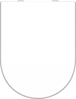 SCHÜTTE WC-Bril 82910 D-SHAPE WHITE - Duroplast - D-vorm - Soft Close - Afklikbaar - RVS-Scharnieren - Gelakt - Wit -Badkamer Kast Winkel 919x1200 4
