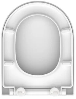 SCHÜTTE WC-Bril 82910 D-SHAPE WHITE - Duroplast - D-vorm - Soft Close - Afklikbaar - RVS-Scharnieren - Gelakt - Wit -Badkamer Kast Winkel 920x1200 3