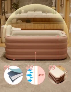 Merkloos Opblaasbaar Bad - Roze - Inclusief Air-Pomp - 1.6 Meter - Opblaasbaar Ligbad - Opblaasbare Badkuip - Zitbad 8 Merkloos Opblaasbaar Bad - Roze - Inclusief Air-Pomp - 1.6 Meter - Opblaasbaar Ligbad - Opblaasbare Badkuip - Zitbad -Badkamer Kast Winkel 927x1200 3