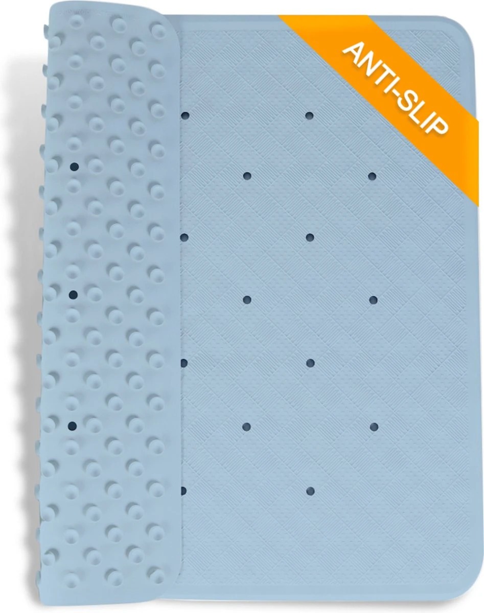 Douchemat Antislip Blauw - 53 X 53 Cm - Antislipmat Douche - Badmat 1 Douchemat Antislip Blauw - 53 X 53 Cm - Antislipmat Douche - Badmat