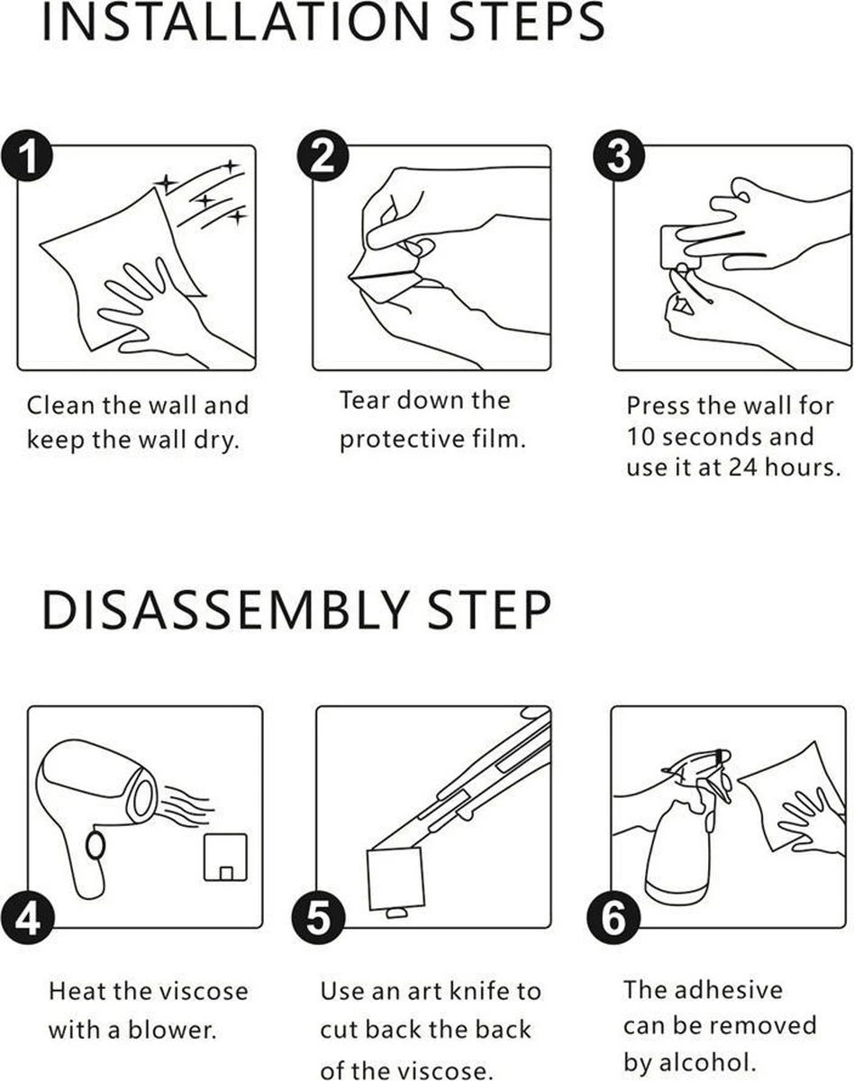 Igoods Handdoekhaakjes Zelfklevend - Badkamer & Keuken - Handdoekhouder Zwart | 2 In 1 7 Igoods Handdoekhaakjes Zelfklevend - Badkamer & Keuken - Handdoekhouder Zwart | 2 In 1 - Afbeelding 7