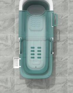 Foresta Volwassenen Zitbad XXL 150CM - Plastic Badkuip - Lime -Badkamer Kast Winkel 949x1200 4