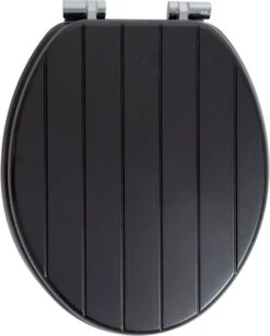 Aquavive Wc Bril - Nice - MDF - Zwart