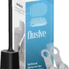 Flusive WC Borstel Met Houder Inclusief Ophangsysteem - Siliconen Toiletborstel - 2 Lifters - Flexibel - Zwart