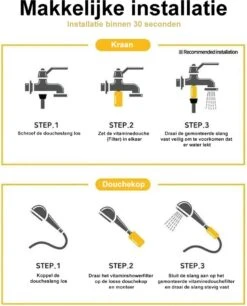 Imperatoris | Douchefilter- Waterfilter Voor Douchekop Met Geur - Shower Filter - Kraanfilter - Spa Gevoel - Lemon -Badkamer Kast Winkel 968x1200