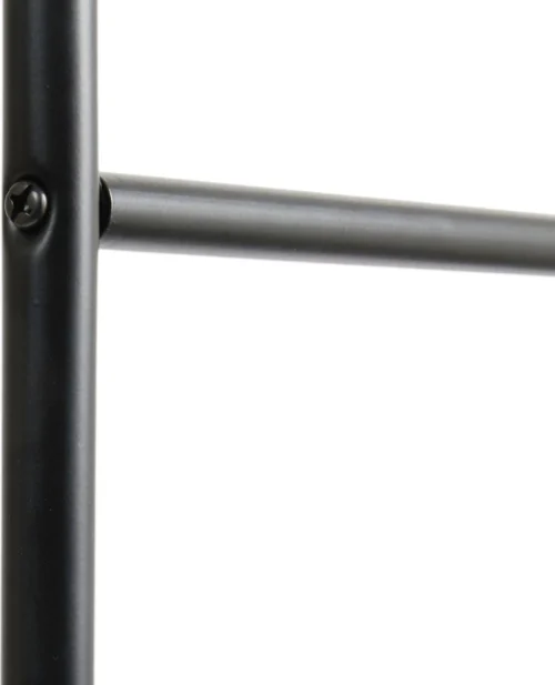 Lifa Bathing Handdoekladder - Multifunctionele Handdoekenrek - Zwarte Handdoekhouder - Staand - 5 Treden - Metaal - Voor Kleding, Handdoeken En Beddengoed - Badkamer, Keuken En Woonkamer - 50 X 160 Cm -Badkamer Kast Winkel 972x1200 4