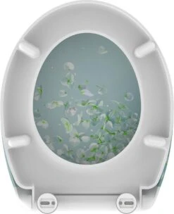 SCHÜTTE WC-Bril 82381 FLOWER IN THE WIND - Duroplast - Soft Close - Afklikbaar - RVS-Scharnieren - Decor - 3-zijdige Print -Badkamer Kast Winkel 976x1200 4