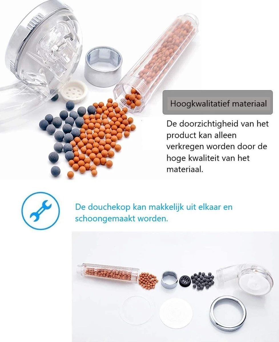 Merkloos Douche Filter - Daily Accessoires - Water Filter - Shower Filter - Douchekop Filter - Douchekop - Ionische Douchekop - Waterbesparende Douchekop - Op Elke Slang Aan Te Sluiten - Aussie Blo 2 Merkloos Douche Filter - Daily Accessoires - Water Filter - Shower Filter - Douchekop Filter - Douchekop - Ionische Douchekop - Waterbesparende Douchekop - Op Elke Slang Aan Te Sluiten - Aussie Blo - Afbeelding 2