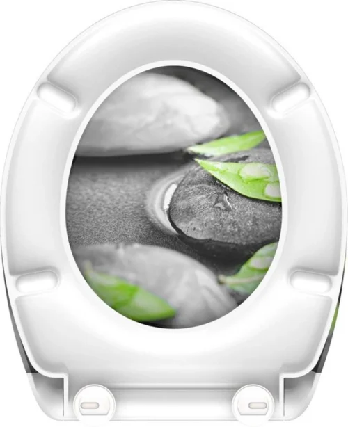 SCHÜTTE WC-Bril 82374 STONE - Duroplast - Soft Close - Afklikbaar - RVS-Scharnieren - Decor - 3-zijdige Print -Badkamer Kast Winkel 977x1200 8