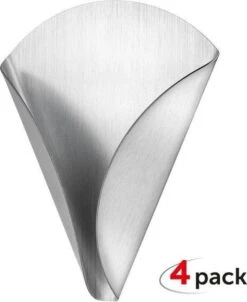 Zelfklevende Handdoekhouder Haakjes Set - Wand Ophang Haak Zelfklevend -Handdoekklem Keuken Ophanghaak Zonder Boren - Wand Theedoek / Handdoek Klem Houder - RVS - Set Van 4 Stuks - EVA -Badkamer Kast Winkel 980x1200