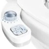 Bidet Voor Toilet/WC - Dubbele Sproeier - Warm En Koud Functie - Wit