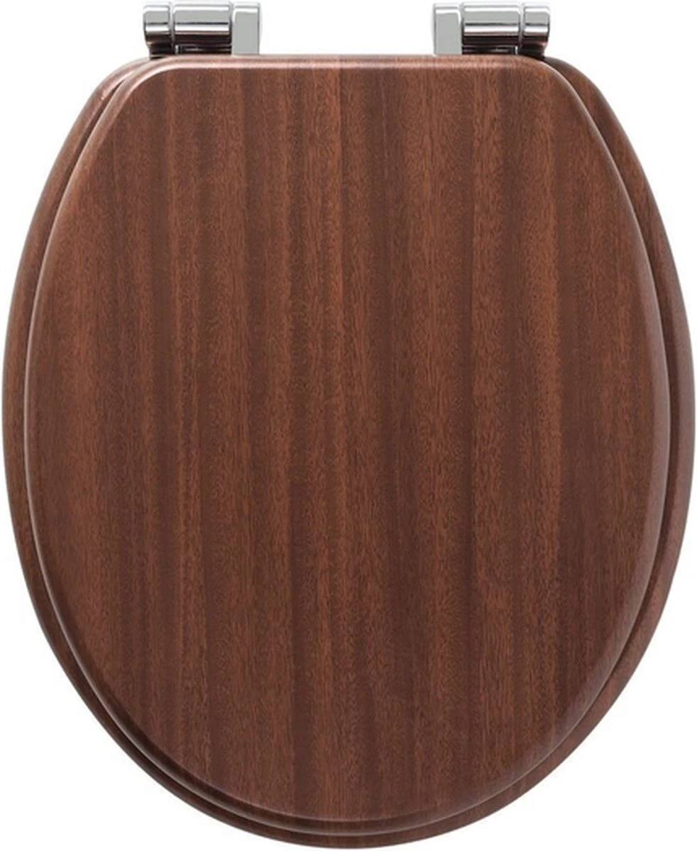 Tiger Douglas - Toiletbril - MDF - Walnoot 14 Tiger Douglas - Toiletbril - MDF - Walnoot - Afbeelding 14