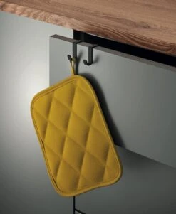 Tomado Metaltex - Dubbele Haak Galileo - Mat Zwart - 6x4cm -Badkamer Kast Winkel 984x1200